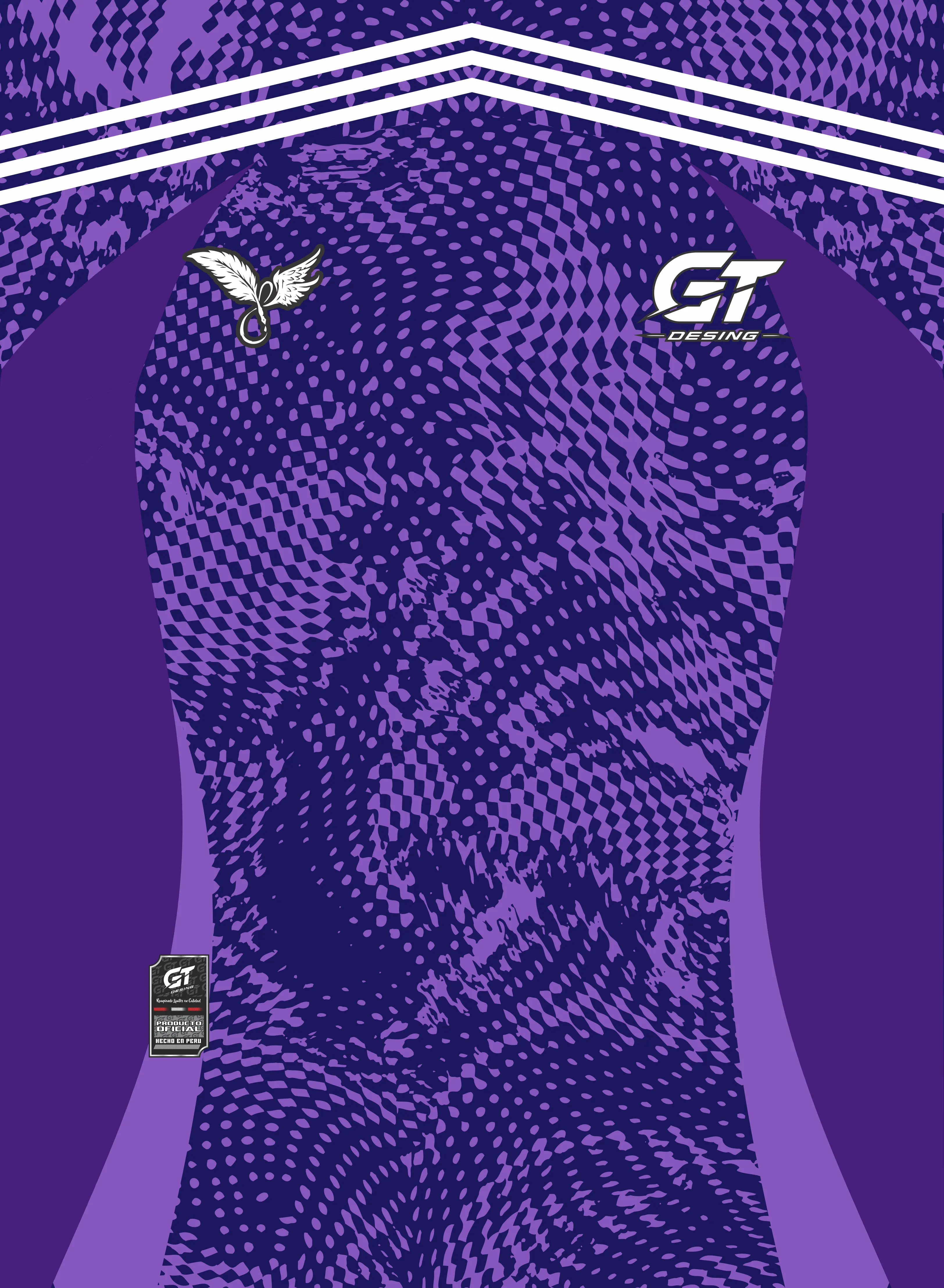 diseño morado lineal
